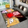 3D Happy Rocky And Foxy And Boxy Lankybox Area Rug Carpet Rug for Home Living Room 22 - LankyBox Merch