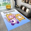 3D Happy Rocky And Foxy And Boxy Lankybox Area Rug Carpet Rug for Home Living Room 8 - LankyBox Merch