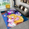 3D Happy Rocky And Foxy And Boxy Lankybox Area Rug Carpet Rug for Home Living Room 9 - LankyBox Merch