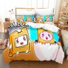 3D Lankybox Bedding Sets Duvet Cover Set With Pillowcase Twin Full Queen King Bedclothes Bed Linen 4 - LankyBox Merch