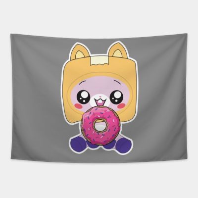 Baby Foxy Loves Donuts Tapestry Official LankyBox Merch