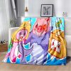 Happy Rocky And Foxy And Boxy Lankybox Soft Plush Blanket Flannel Blanket Throw Blanket for Living 13 - LankyBox Merch