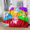 Happy Rocky And Foxy And Boxy Lankybox Soft Plush Blanket Flannel Blanket Throw Blanket for Living 14 - LankyBox Merch