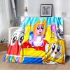 Happy Rocky And Foxy And Boxy Lankybox Soft Plush Blanket Flannel Blanket Throw Blanket for Living 16 - LankyBox Merch