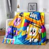 Happy Rocky And Foxy And Boxy Lankybox Soft Plush Blanket Flannel Blanket Throw Blanket for Living 19 - LankyBox Merch