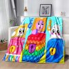 Happy Rocky And Foxy And Boxy Lankybox Soft Plush Blanket Flannel Blanket Throw Blanket for Living 20 - LankyBox Merch