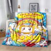 Happy Rocky And Foxy And Boxy Lankybox Soft Plush Blanket Flannel Blanket Throw Blanket for Living 5 - LankyBox Merch