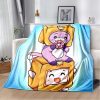 Happy Rocky And Foxy And Boxy Lankybox Soft Plush Blanket Flannel Blanket Throw Blanket for Living 6 - LankyBox Merch