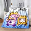 Happy Rocky And Foxy And Boxy Lankybox Soft Plush Blanket Flannel Blanket Throw Blanket for Living 7 - LankyBox Merch