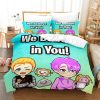 Lankybox Foxy Boxy Bedding Sets Single Twin Full Queen King Size Bed Linen Kids Girls Bedroom 2 - LankyBox Merch