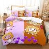 Lankybox Foxy Boxy Bedding Sets Single Twin Full Queen King Size Bed Linen Kids Girls Bedroom 7 - LankyBox Merch